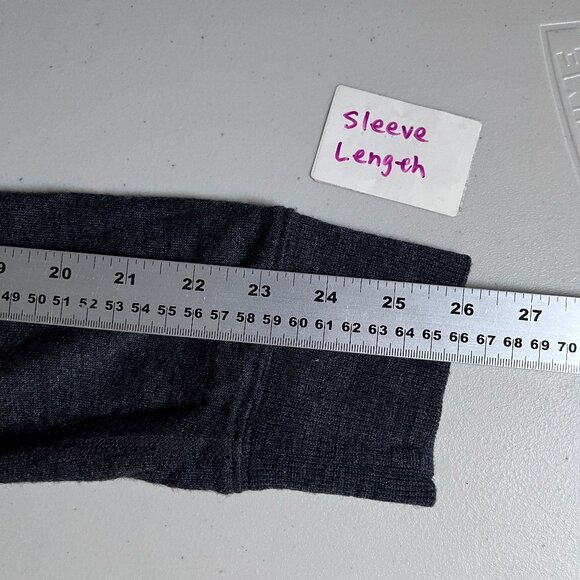 Reigning Champ 100% Merino Wool 1/4 Zip Pullover Sweater - Men's Size S - Gray - Picture 8 of 9